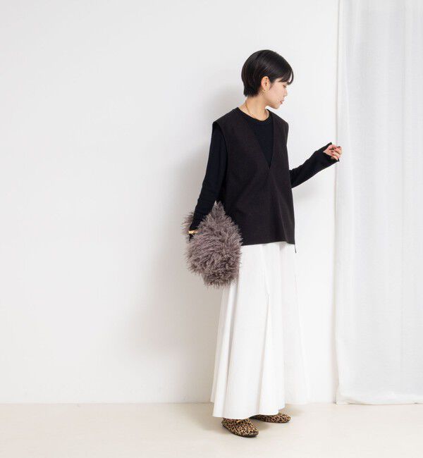 NOLLEY'S「MY STANDARD ウォッシャブルリブクルーネックロンT」|Tシャツ・カットソー|