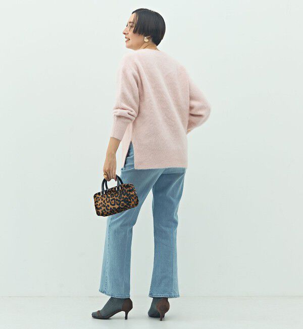 NOLLEY'S sophi「カシミヤ混ヘアリークルーネックプルオーバー」|ニット・セーター|