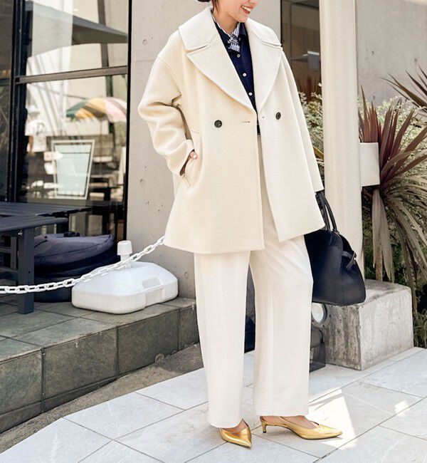 NOLLEY'S「【一部WEB限定アイテム】SP140リバーコート起毛メルトン仕上げ」|その他|