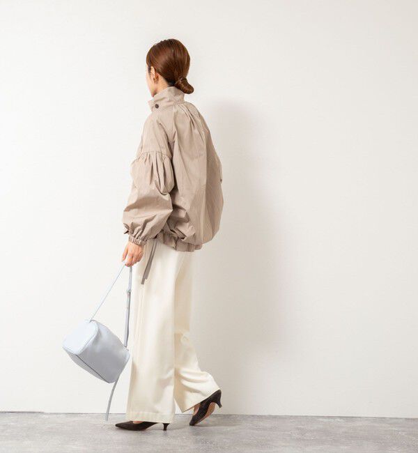 NOLLEY'S「【MARILYN MOON/マリリーンムーン】volume sleeve taffeta mid blouson」|ブルゾン・スタジャン|