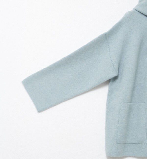 Rie Miller「ハーフ丈フーディー リバー風ニットコート」|その他|