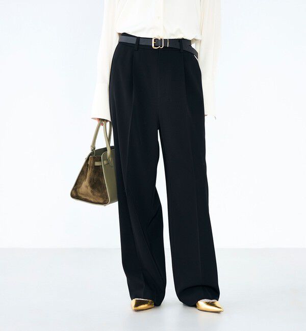 NOLLEY'S sophi「ウォッシャブル強撚ツイルワイドパンツ」|その他|