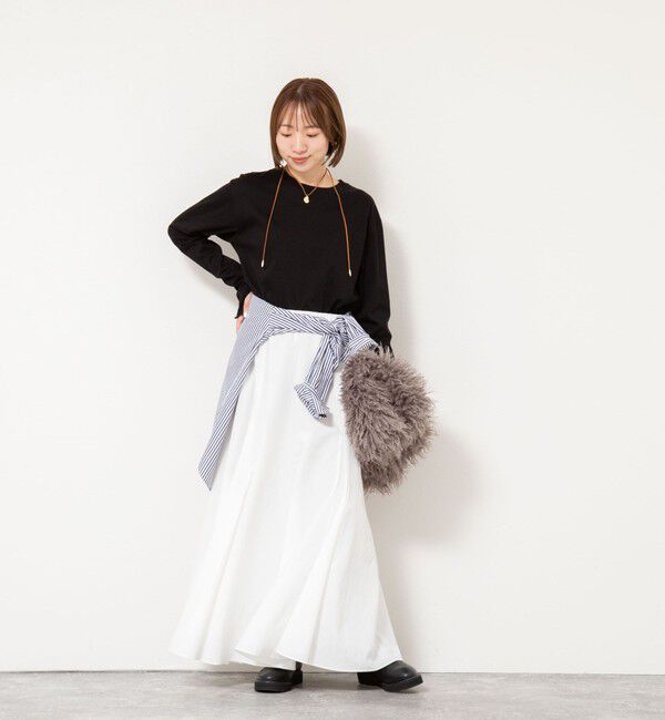 NOLLEY'S「ウォッシャブルオーガニックコットンロンT」|Tシャツ・カットソー|