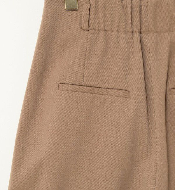 NOLLEY'S sophi「《セットアップ対応》ウォッシャブルウール混ツイルハイウエストワイドパンツ」|その他|