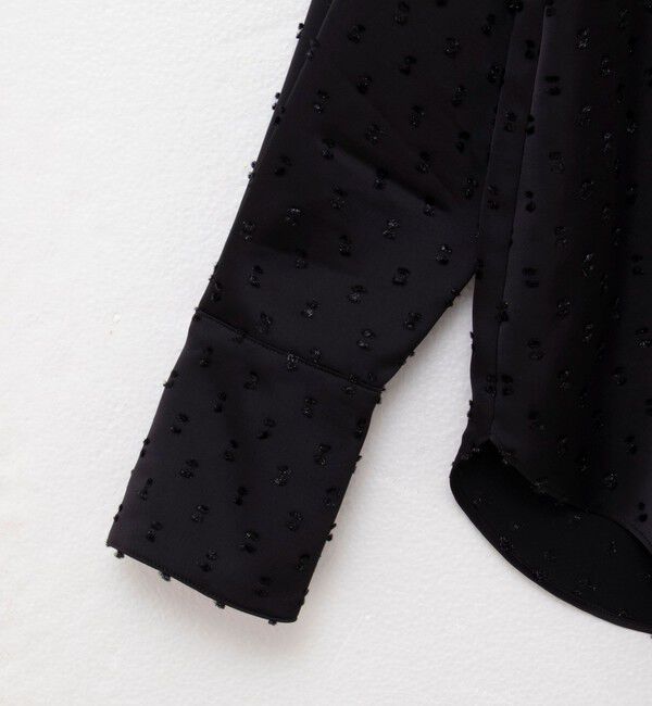 NOLLEY'S sophi「ウォッシャブルサテンドビーボウタイブラウス」|シャツ・ブラウス|