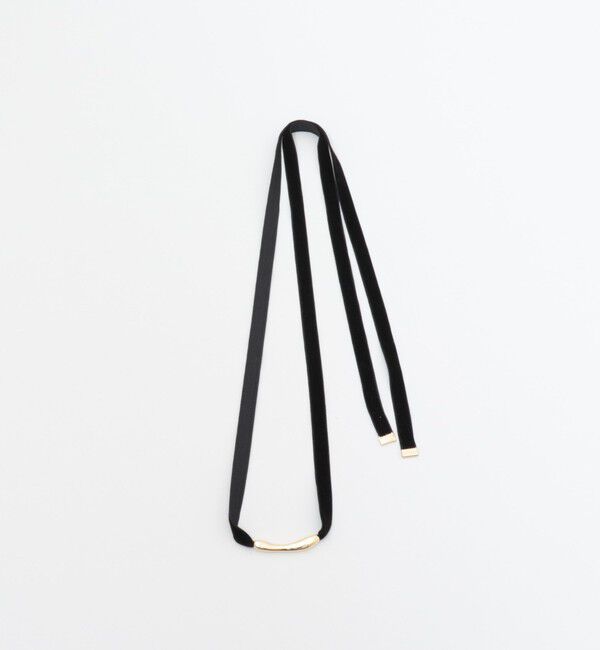 NOLLEY'S「ベロアリボンネックレス」|ネックレス|