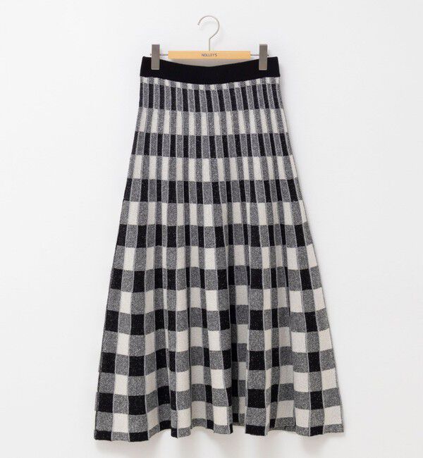 NOLLEY'S「《手洗い可能》チェックニットスカート」|スカート|