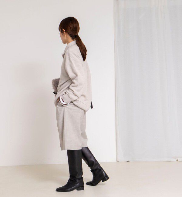 Rie Miller「《手洗い可能》ハーフZIPプルオーバー」|ニット・セーター|