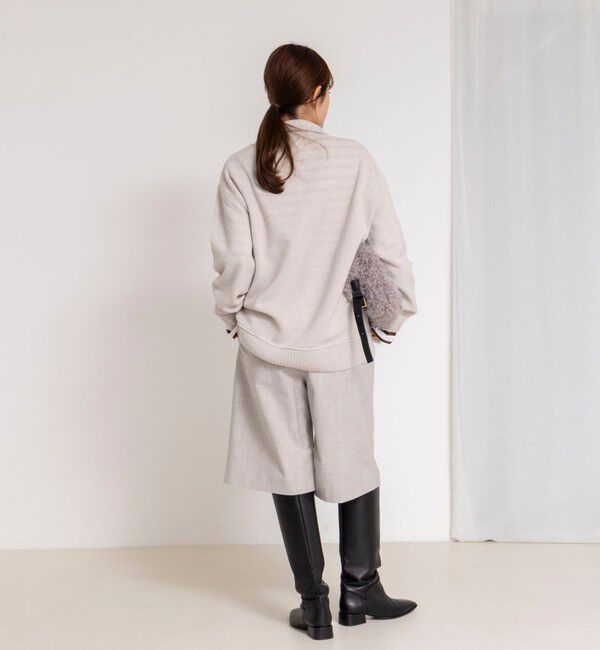 Rie Miller「《手洗い可能》ハーフZIPプルオーバー」|ニット・セーター|