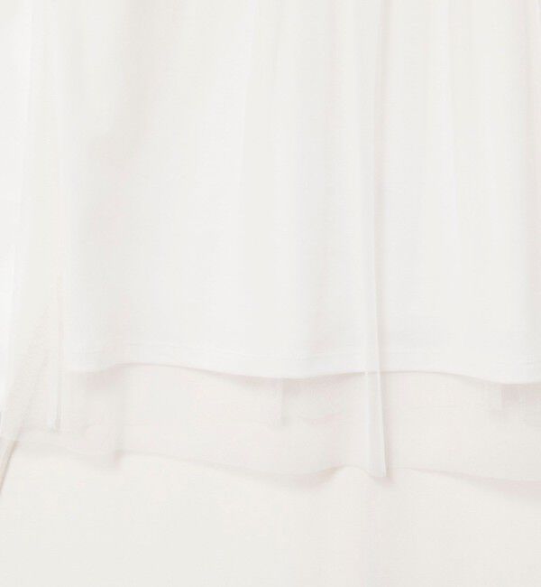 NOLLEY'S「ウォッシャブルチュールレイヤード2WAYブラウス」|シャツ・ブラウス|