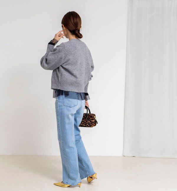 NOLLEY'S「ウォッシャブルチュールレイヤード2WAYブラウス」|シャツ・ブラウス|