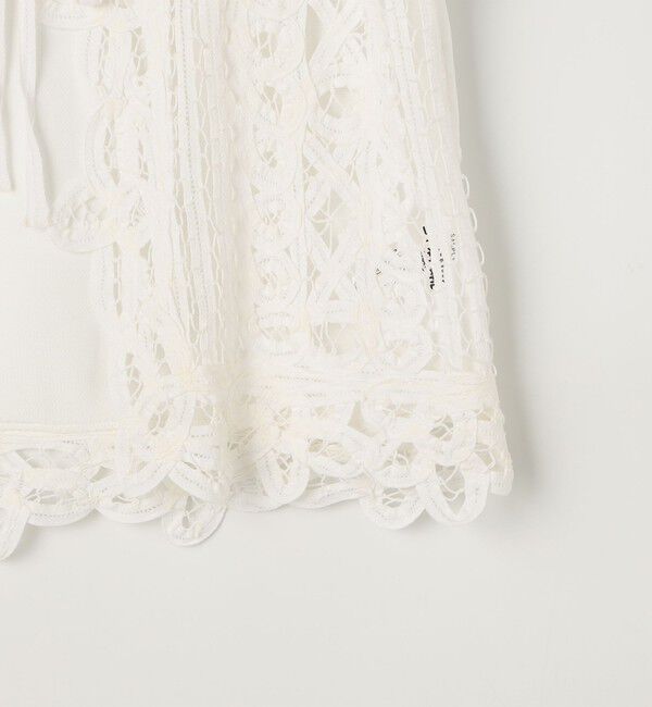 NOLLEY'S「《手洗い可能》バテンレースジレ」|ベスト・ジレ|