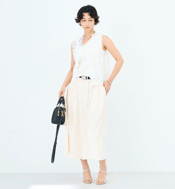 NOLLEY'S「《手洗い可能》バテンレースジレ」|ベスト・ジレ|