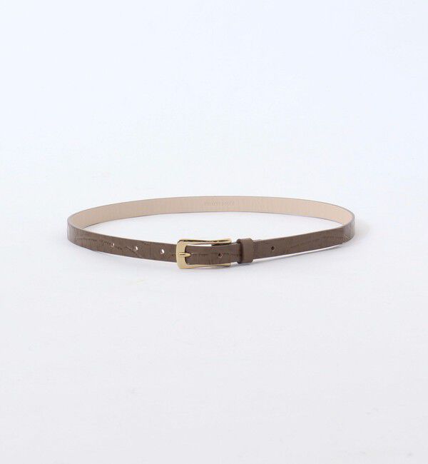 NOLLEY'S sophi「クロコ型押しベルト15」|ベルト|ブラウン