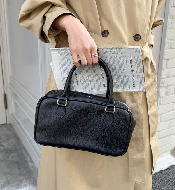 fredy emue「FR横長レザーボストンバッグ」|ショルダー・メッセンジャー|