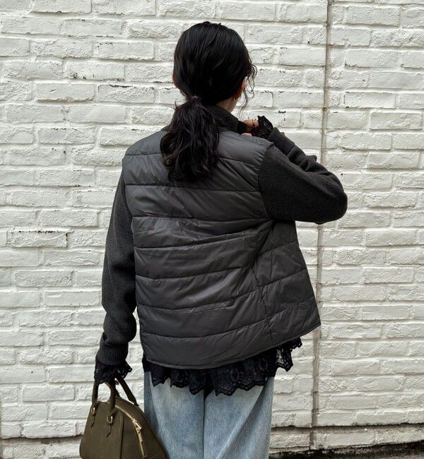 fredy emue「【TAION/タイオン】別注HI NECK DOWN JACKET+SLEEVE KNIT」|ダウン|