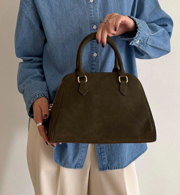 fredy emue「台形ファスナーボストンバッグ」|ショルダー・メッセンジャー|