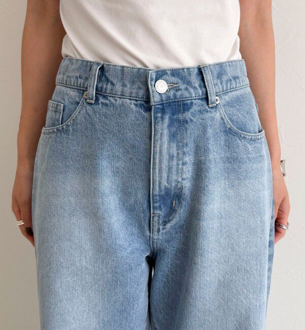 fredy emue「ドロストデニムパンツ」|デニム|