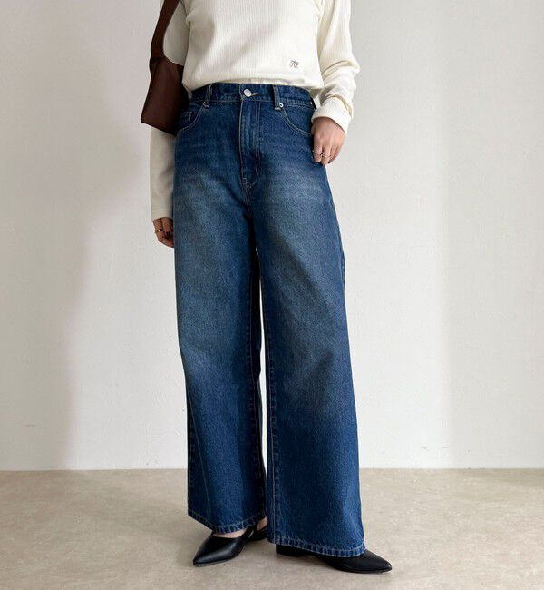 fredy emue「ドロストデニムパンツ」|デニム|