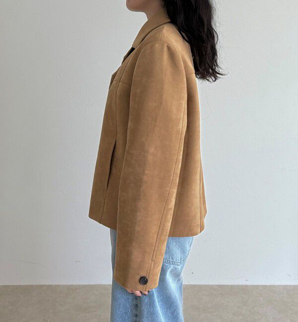 fredy emue「フェイクスエードジャケット」|テーラードジャケット|