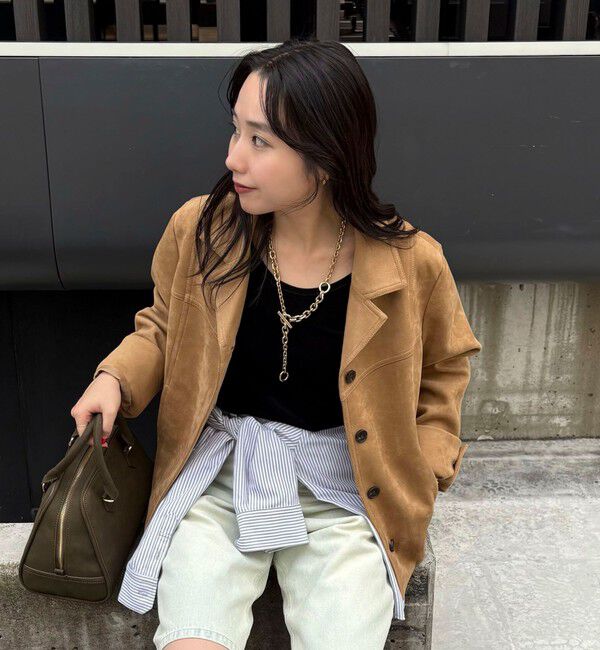 fredy emue「フェイクスエードジャケット」|テーラードジャケット|