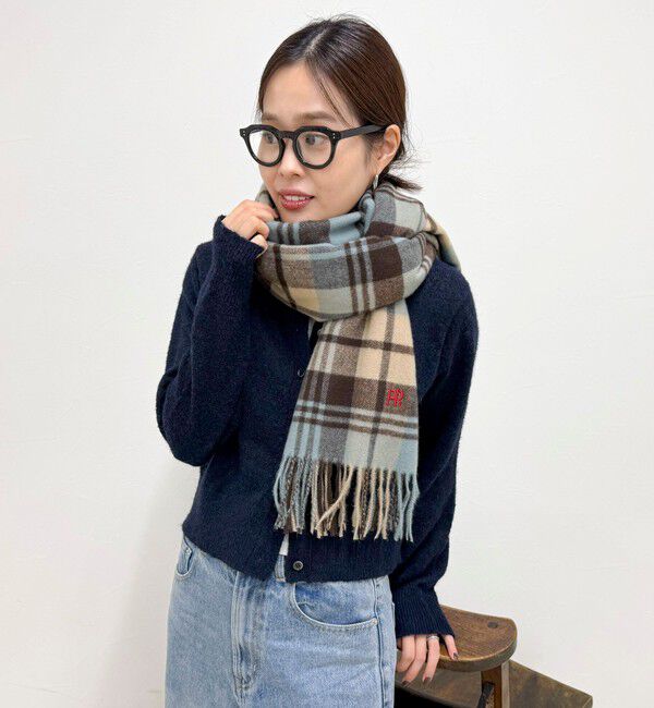 fredy emue「ソフトチェックストール」|ストール|