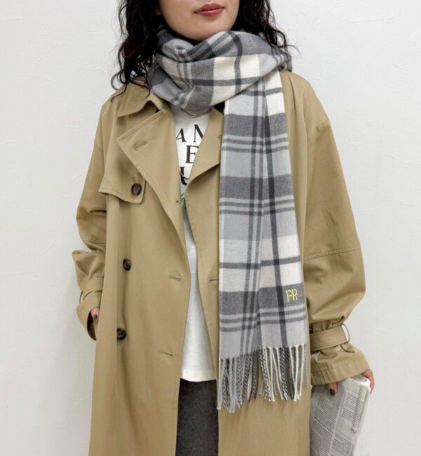 fredy emue「ソフトチェックストール」|ストール|