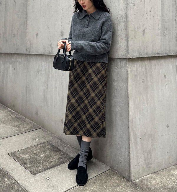 fredy emue「チェックミディスカート」|スカート|