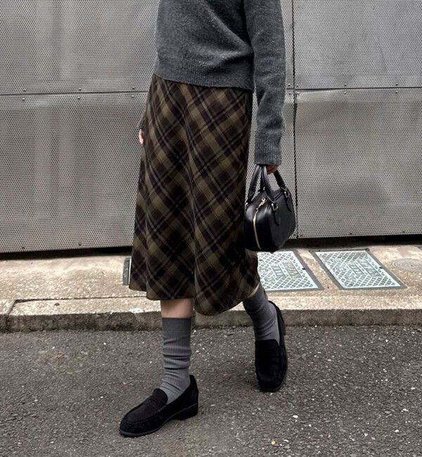 fredy emue「チェックミディスカート」|スカート|