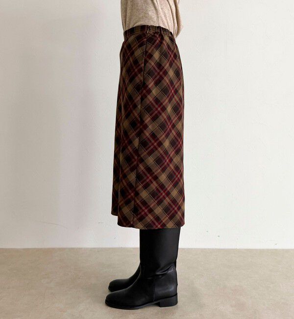 fredy emue「チェックミディスカート」|スカート|