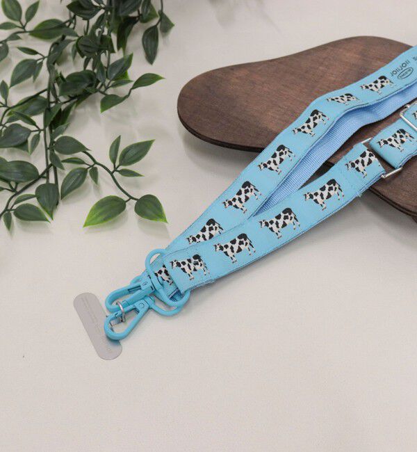 fredy emue「【JOli JOli/ジョリジョリ】ジャガードマルチストラップ L」|キーケース|ブルー系その他