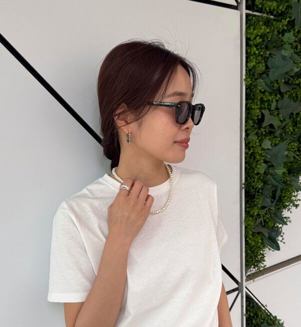 fredy emue「ブラックセルウエリントンサングラス」|サングラス|