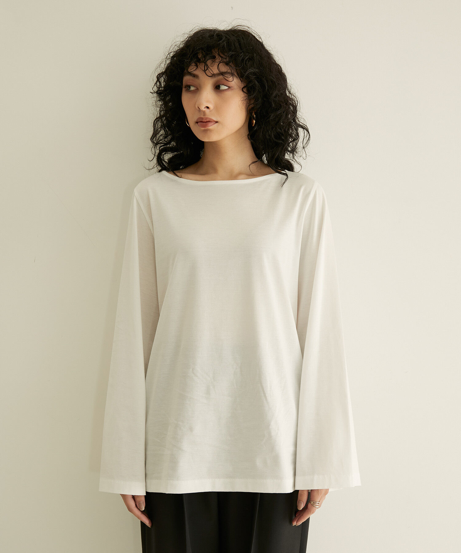 SALON adam et rope'「【UVカット】prima zymフレアースリーブTシャツ」|Tシャツ・カットソー|