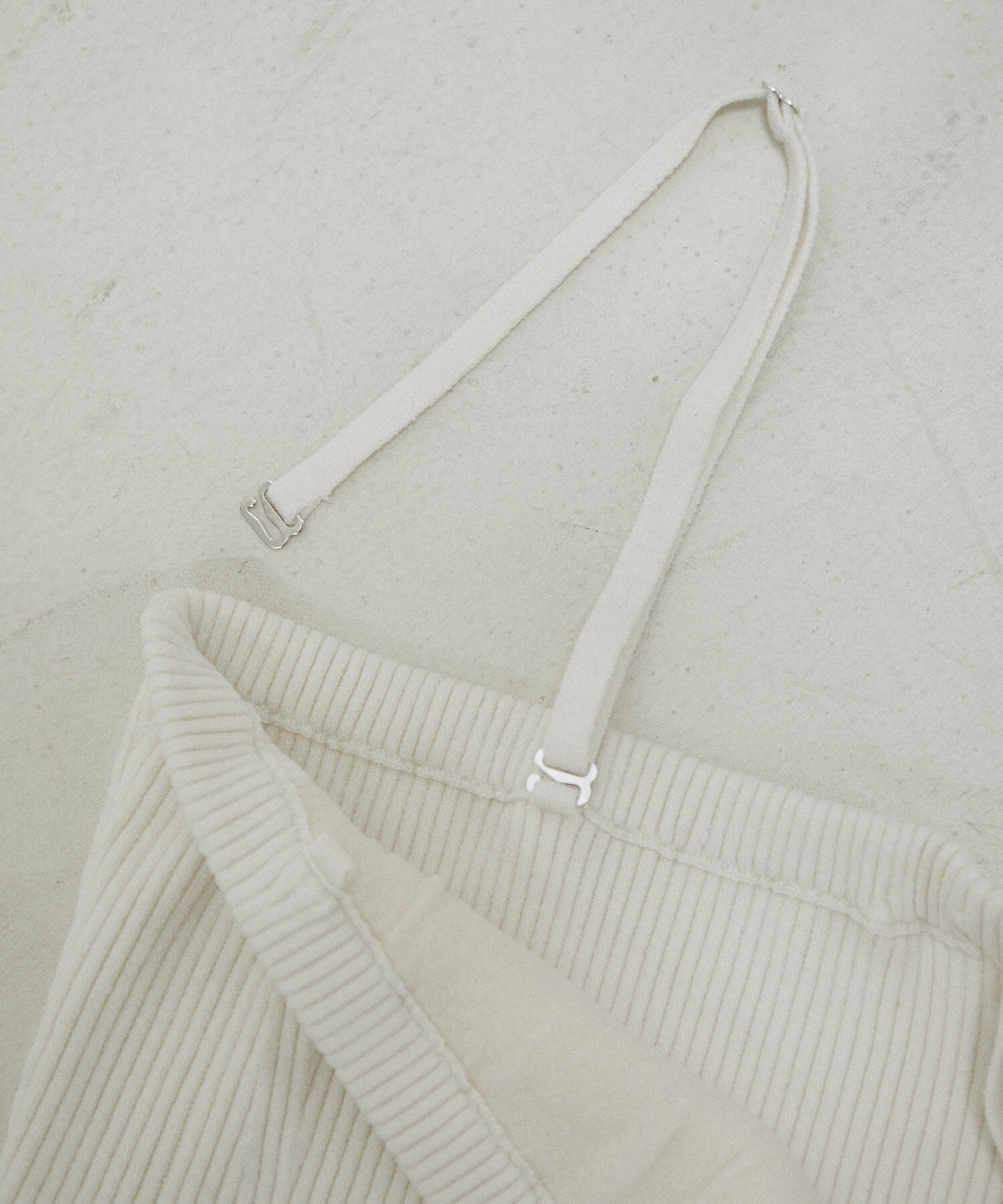 SALON adam et rope'「【オーガニックコットン】パッド付きチューブトップ-CreamyCotton /クリーミーコットン-」|チューブトップ|