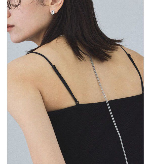 SALON adam et rope'「【追加】コットンリブカップ付きベアキャミ3」|キャミソール|