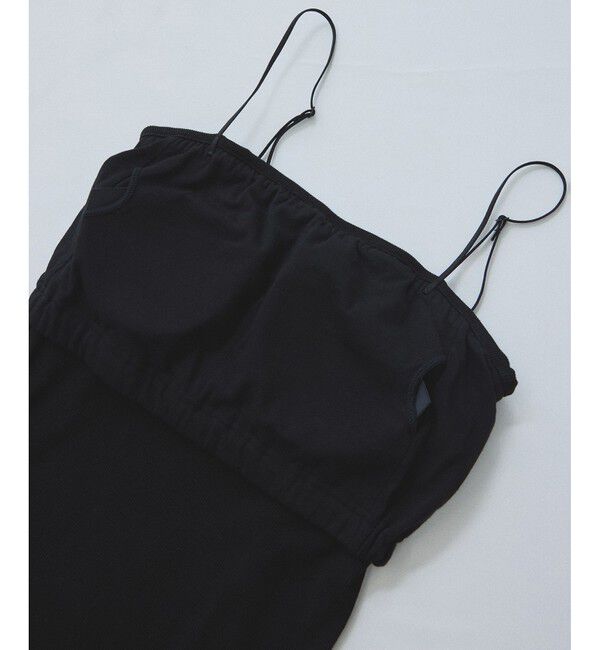 SALON adam et rope'「【追加】コットンリブカップ付きベアキャミ3」|キャミソール|