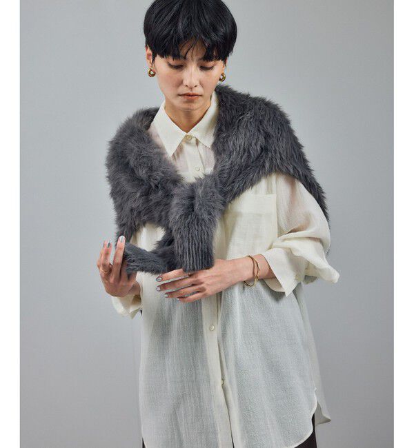 SALON adam et rope'「シアーウールボイルシャツ」|シャツ・ブラウス|