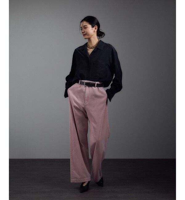 SALON adam et rope'「【W S（ドゥーブル）】レザースクエアバックルベルト 2」|ベルト|