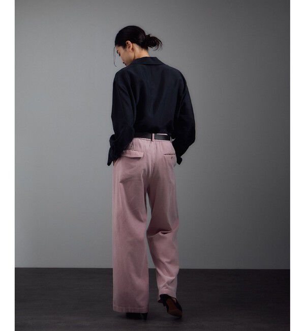 SALON adam et rope'「【W S（ドゥーブル）】レザースクエアバックルベルト 2」|ベルト|