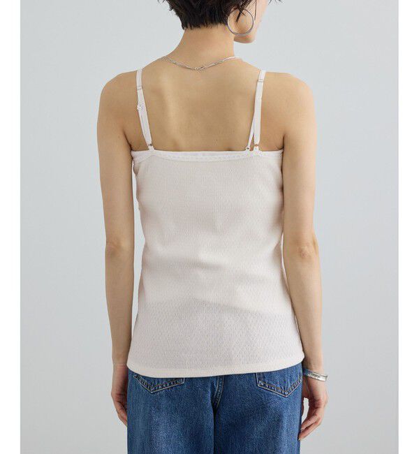 SALON adam et rope'「【Angie La La for SALON】GENTLE intimate レースキャミソール」|キャミソール|