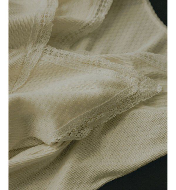 SALON adam et rope'「【Angie La La for SALON】GENTLE intimate レースキャミソール」|キャミソール|