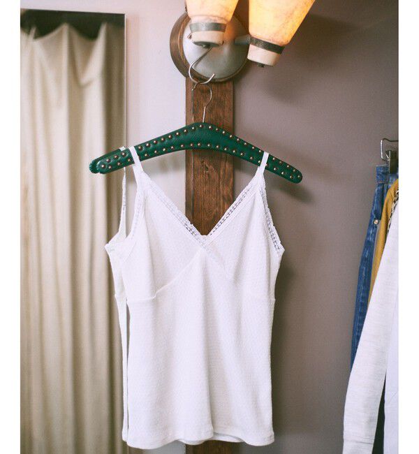 SALON adam et rope'「【Angie La La for SALON】GENTLE intimate レースキャミソール」|キャミソール|ホワイト(10)