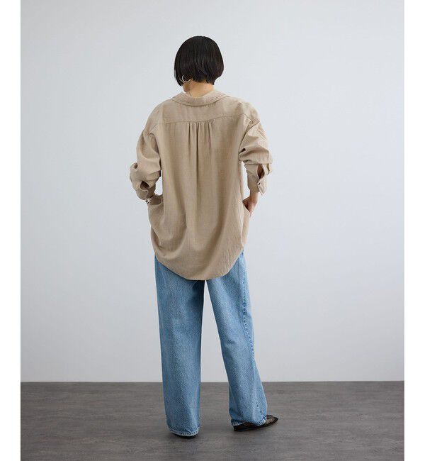 SALON adam et rope'「アンティークライクフリルブラウス / イージーケア」|シャツ・ブラウス|