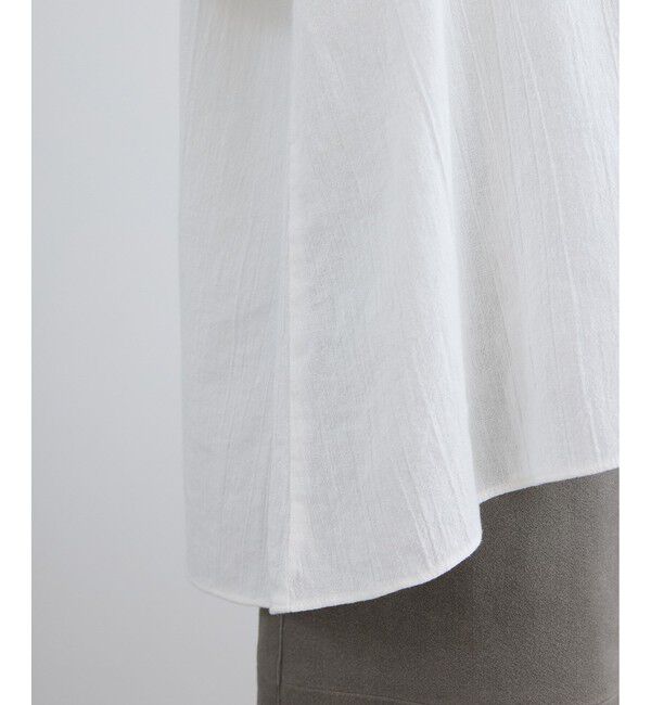 SALON adam et rope'「アンティークライクフリルブラウス / イージーケア」|シャツ・ブラウス|