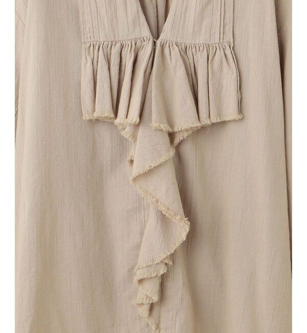 SALON adam et rope'「アンティークライクフリルブラウス / イージーケア」|シャツ・ブラウス|