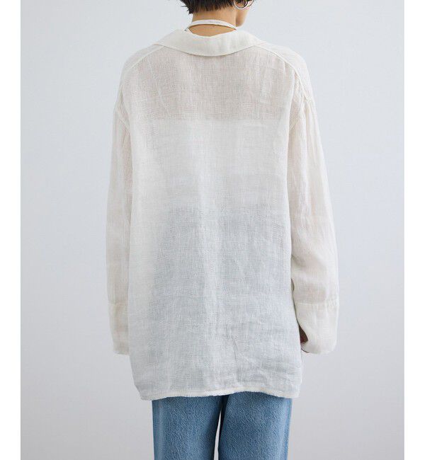 SALON adam et rope'「リネンカラミスキッパーシャツ / イージーケア」|シャツ・ブラウス|