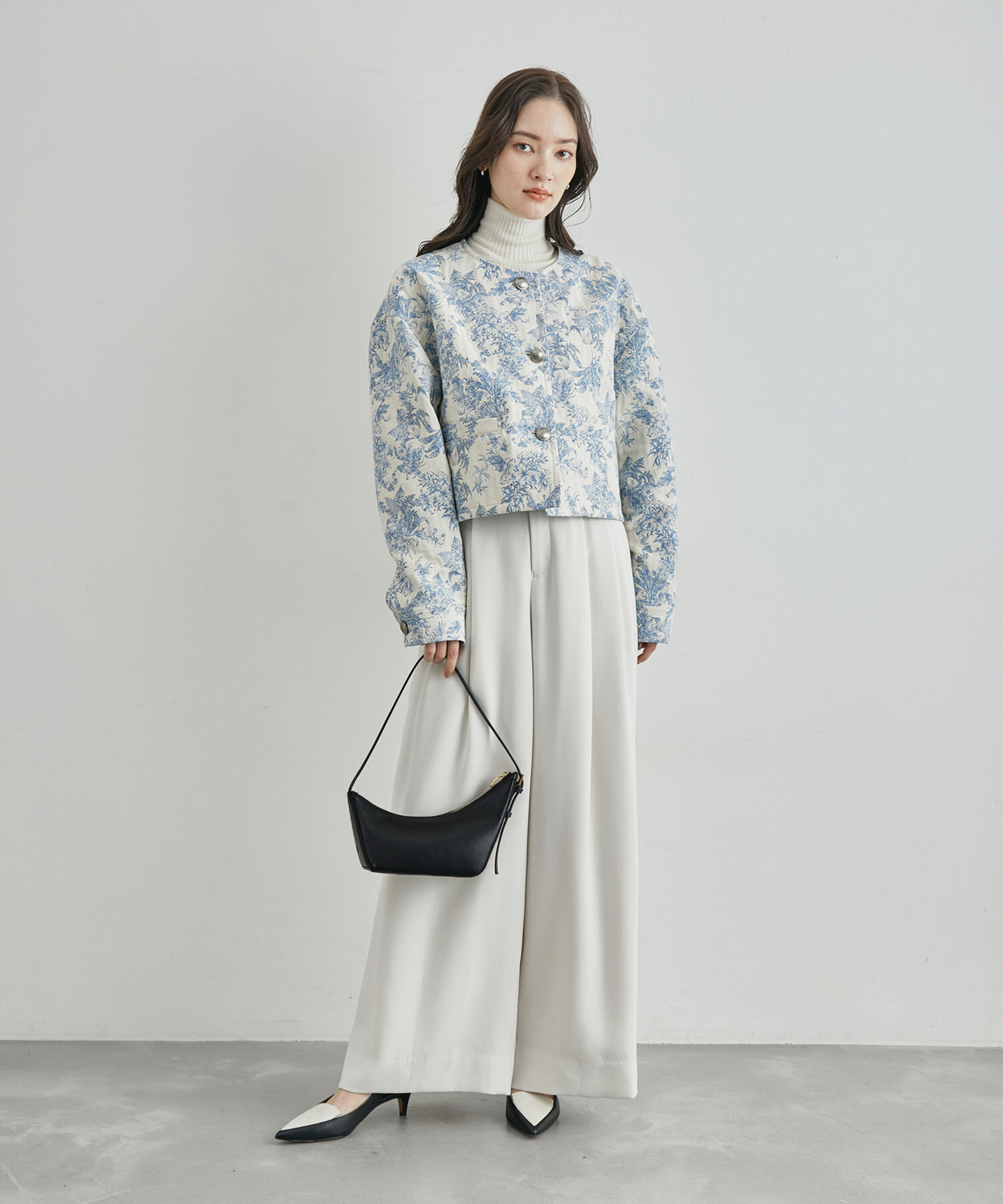 ROPE「アシンメトリーセイルフォルムバッグ」|ハンドバッグ|