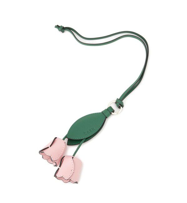 ROPE「【teau・牛革】panier tulip ring charm（キー/バッグチャーム・ネックレス）」|チャーム・キーホルダー|