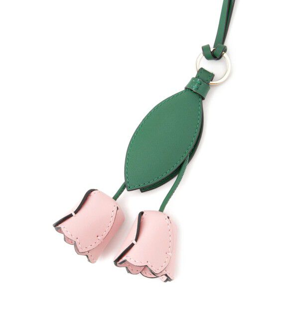 ROPE「【teau・牛革】panier tulip ring charm（キー/バッグチャーム・ネックレス）」|チャーム・キーホルダー|