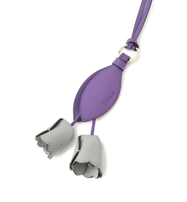 ROPE「【teau・牛革】panier tulip ring charm（キー/バッグチャーム・ネックレス）」|チャーム・キーホルダー|